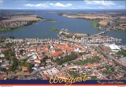 Wolgast Mecklenburg-Vorpommern Fliegeraufnahme