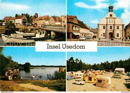 Wolgast Mecklenburg-Vorpommern Hafen Rathaus Koelpinsee Zempin Campingplatz Inse