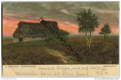 Worpswede - S. Wencke - Abendrot