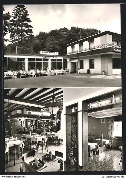 AK Würselen, Restaurant Teuter Hof in drei Bildern