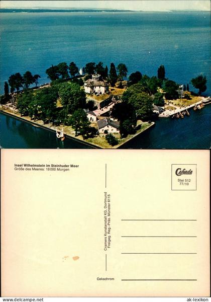 Ansichtskarte Wunstorf Insel Wilhelmstein mit Festung 1977