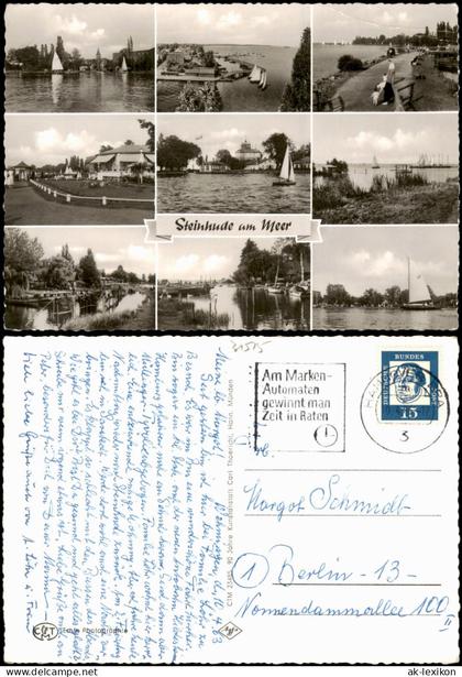 Steinhude-Wunstorf Mehrbildkarte Ortsansichten Steinhude am Meer 1963