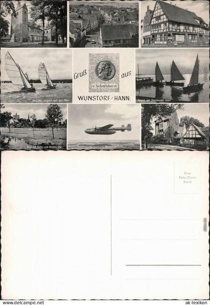 Steinhude Wunstorf Stiftskirche, Teilansicht, Ratskeller, Steinhuder Meer 1965