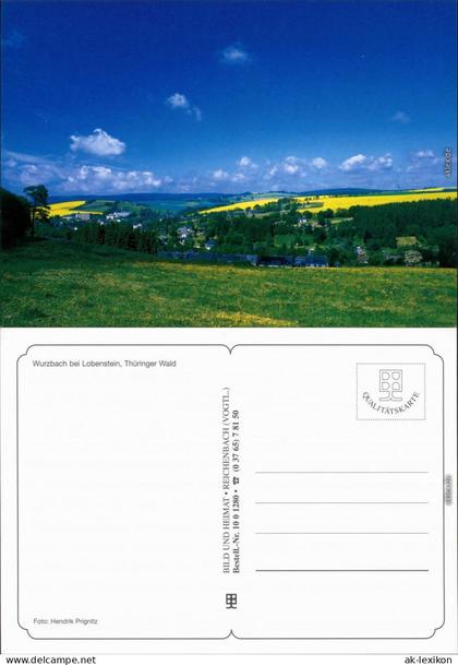 Ansichtskarte Wurzbach Panorama-Ansicht 1995