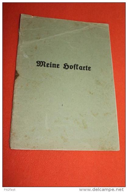 altes Betriebsbuch , Erich Mönk ,1941/42 , Wusterhausen / Dosse , Ruppin - Kurmark , Landwirtschaft , Agrar , 24 Seiten