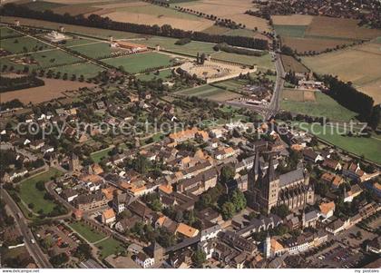 Xanten Fliegeraufnahme Stiftsfreiheit Dom