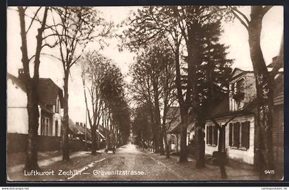 AK Zechlin, Blick in die Grävenitzstrasse