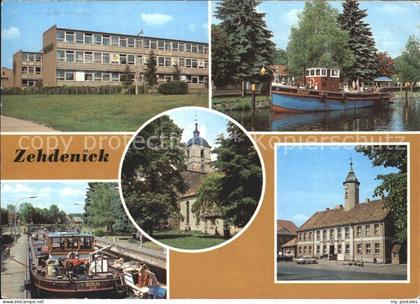 Zehdenick Hafen Schleuse Pfarrkirche