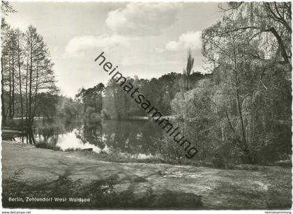 Berlin Zehlendorf West - Waldsee - Foto-AK Grossformat - Verlag Kunst und Bild Berlin