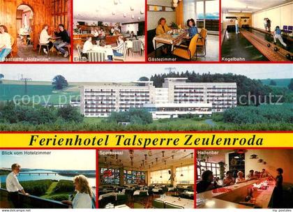 Zeulenroda-Triebes Ferienhotel Talsperre Kegelbahn Bar