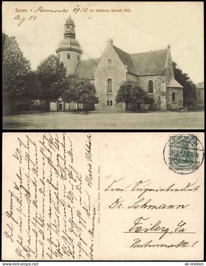 Ansichtskarte Zeven St. Vitikirche (erbaut 1141). 1912