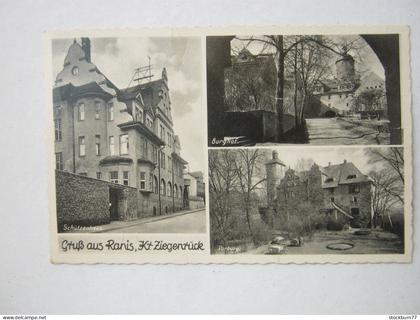 Ziegenrück   ,  schöne Karte  um 1940