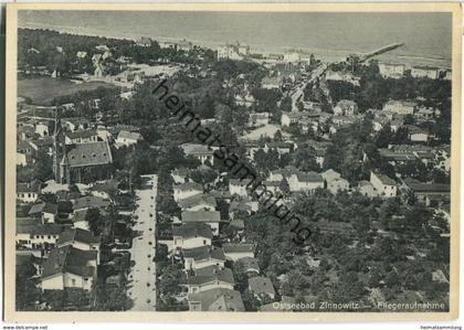 Zinnowitz - Fliegeraufnahme 30er Jahre AK-Großformat - Verlag Albert Paetzold Zinnowitz