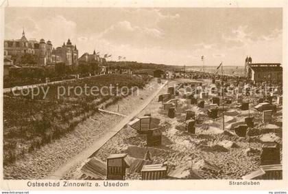 Zinnowitz Ostseebad Strandleben