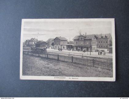 Um 1915 AD Bayern AK Zirndorf Am Bahnhof Verlag L. Zech, Zirndorf Bayern nach eigenen Aufnahmen!
