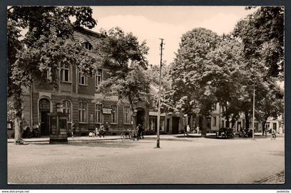 A1534 - alte Foto Ansichtskarte - Zossen - Postamt Telefonzelle - n. gel - PGH Rotophot