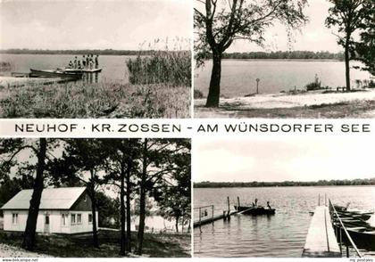 Neuhof Zossen Badestrand Wuensdorfer See Steg Bungalow