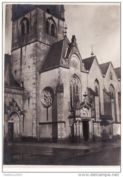 Foto september 1925 ZULPICH (Tolbiac) - Kirche (conversion de Clovis) (A123, ww1, wk 1)