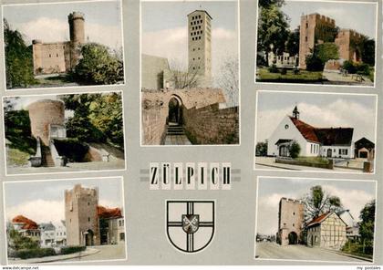 Zuelpich Burgen Details Kirchen Teilansichten