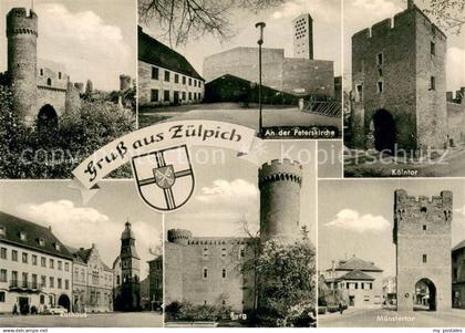 Zuelpich Peterskirche Koelntor Rathaus Muenstertor Burg  Weibertor