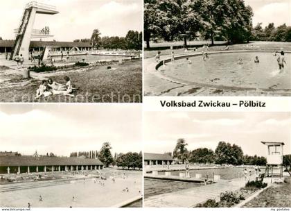 Zwickau  Sachsen Volksbad Zwickau Poelbitz Teilansichten