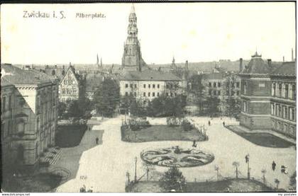 Zwickau Sachsen Zwickau Albertplatz x 1908