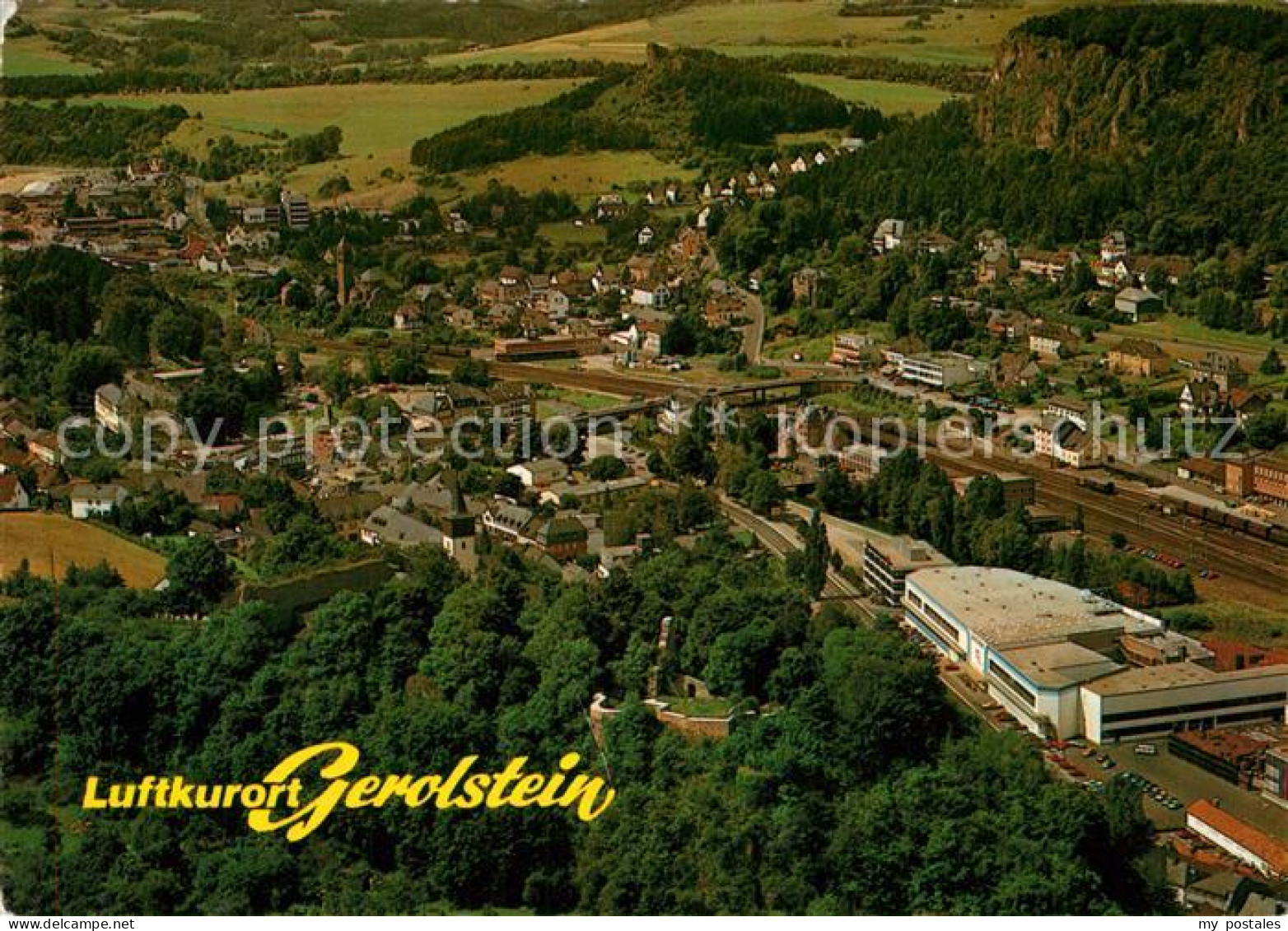 Gerolstein Rheinland-Pfalz Fliegeraufnahme