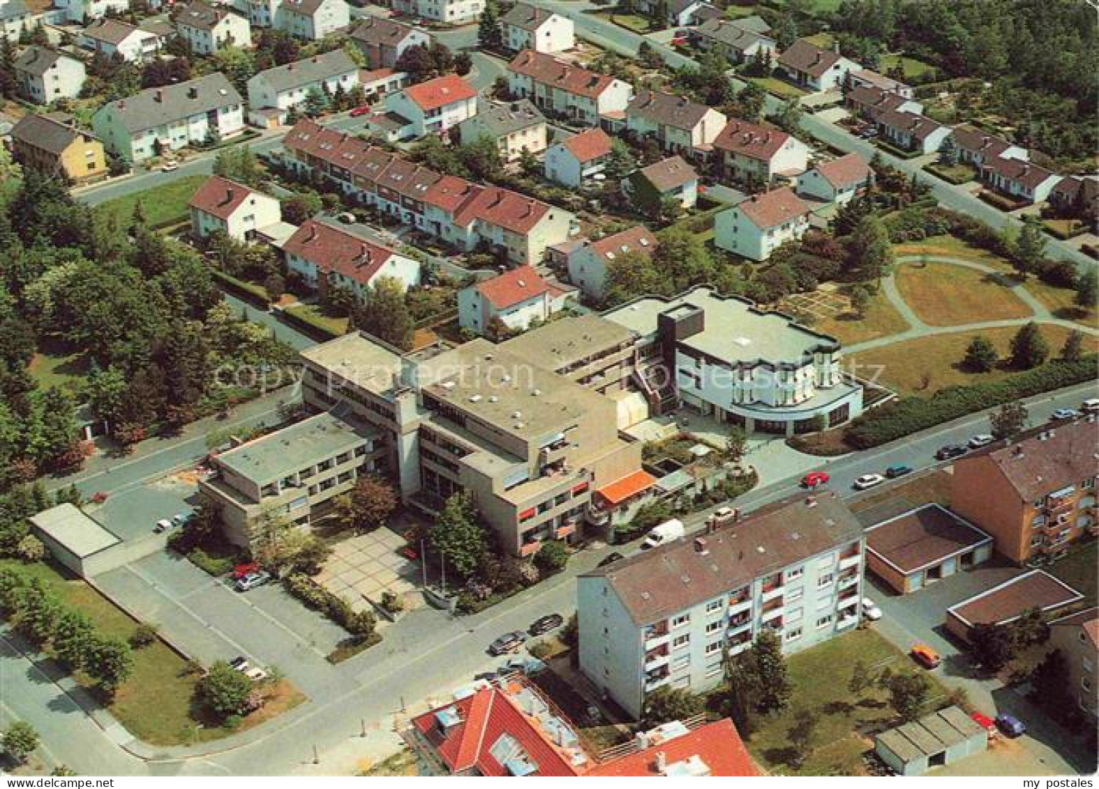 Gerolzhofen Wohnstift-Steigerwald Altenheim Caritas Luftbild Wohngebiet Pflegehe
