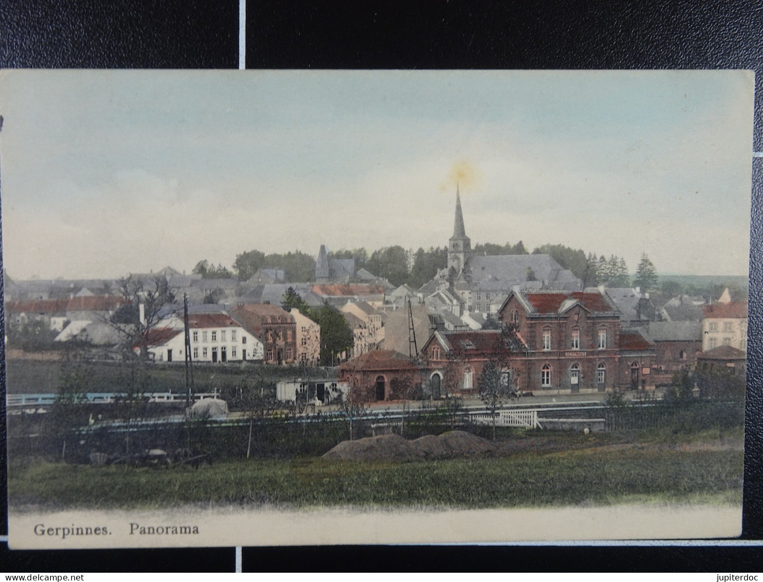 Gerpinnes Panorama (gare) (colorisée)