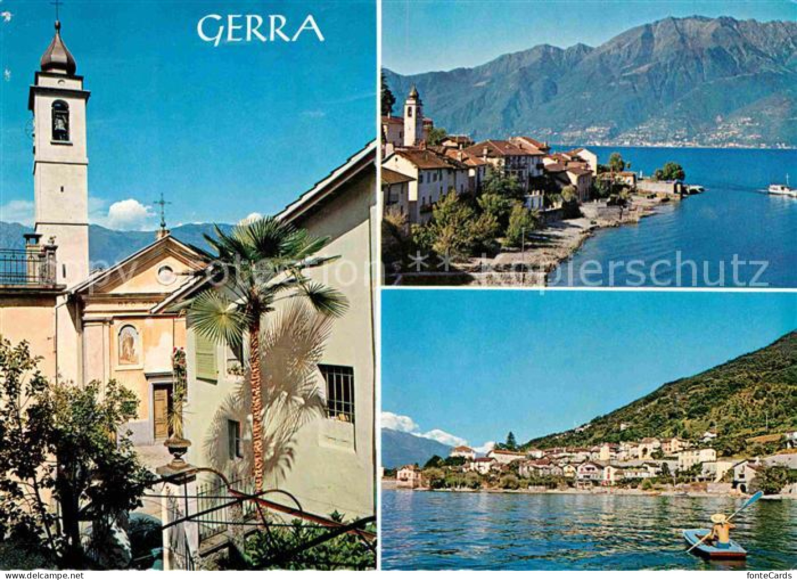 Gerra Gambarogno Kirche Panoramen