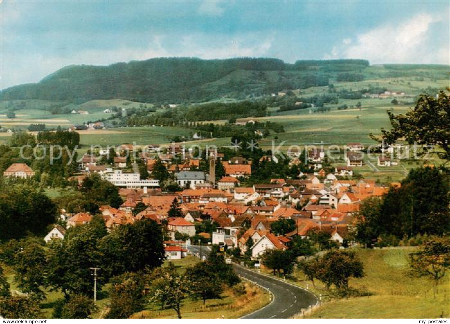 Gersfeld Rhoen Panorama Kneipp-Luftkurort Naturpark Rhoen