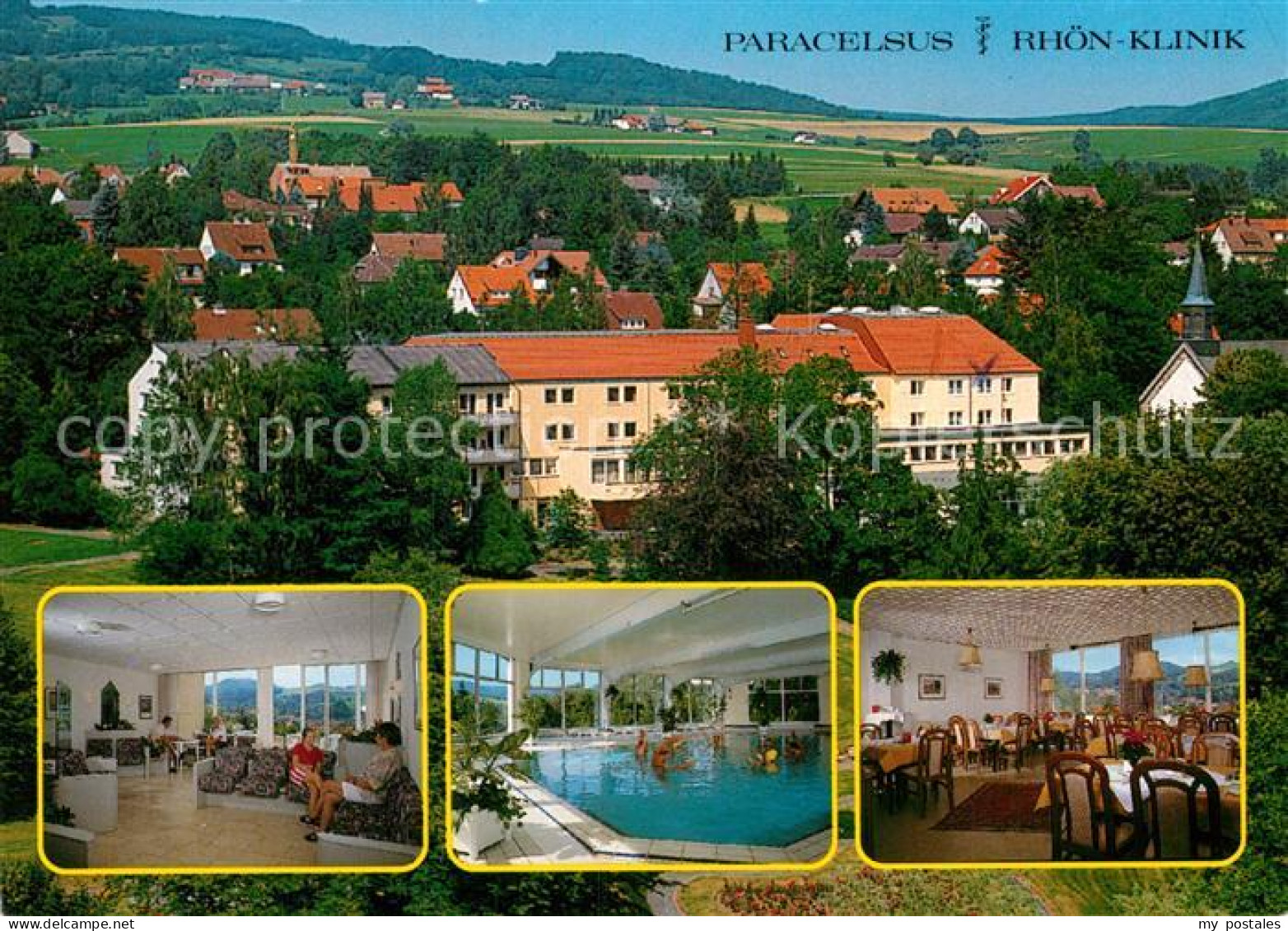 Gersfeld Rhoen Paracelsus Rhoen Klinik Hallenbad Speisesaal