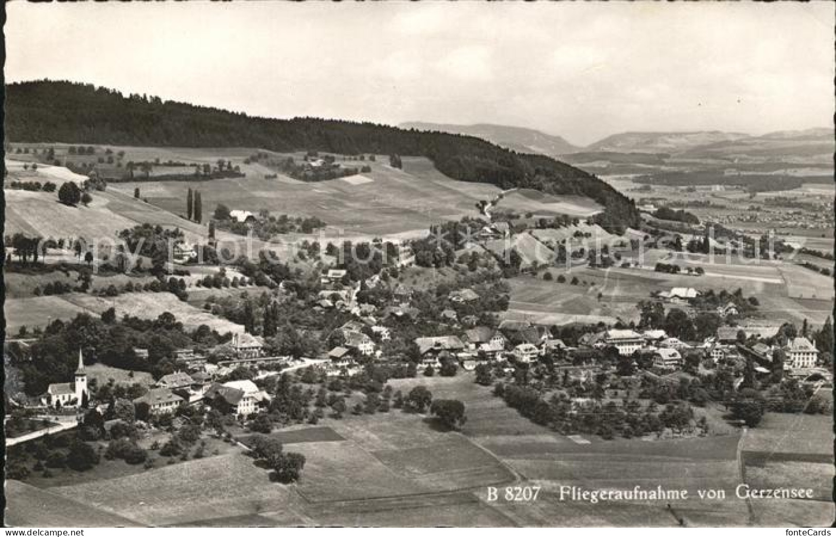 Gerzensee Fliegeraufnahme