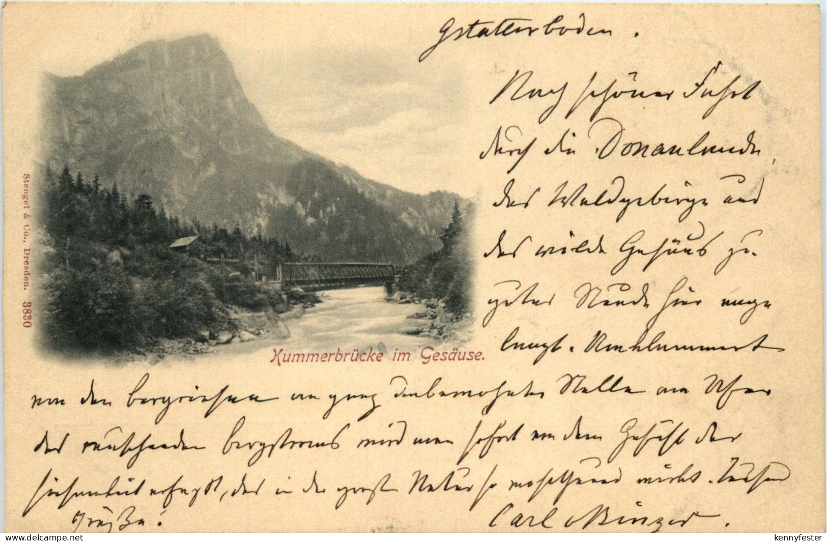 Gesäuse/Steiermark - Gesäuse, Gstatterboden, Kummerbrücke