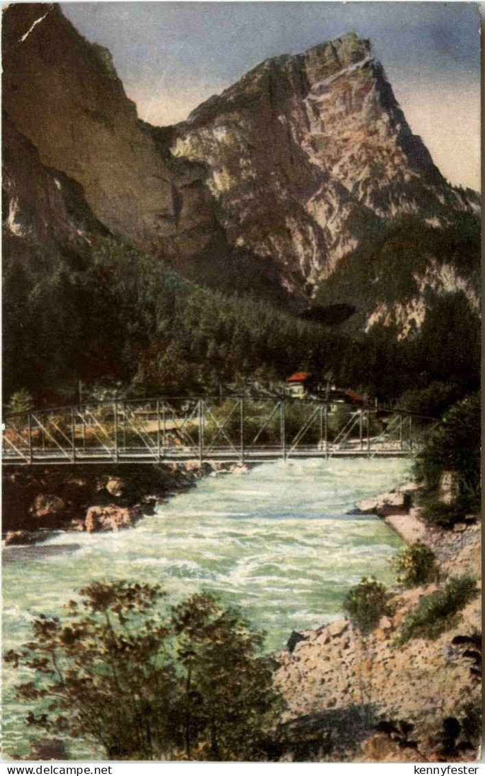 Gesäuse/Steiermark - Gesäuse, Hochsteg mit Planspitze