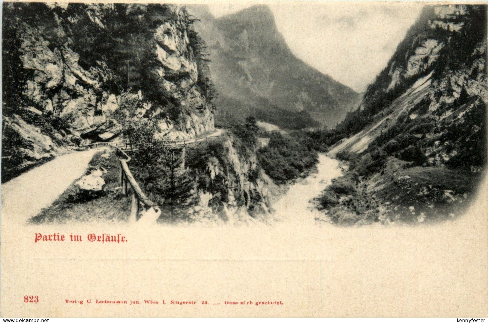 Gesäuse/Steiermark - Gesäuse, Partie im Gesäuse