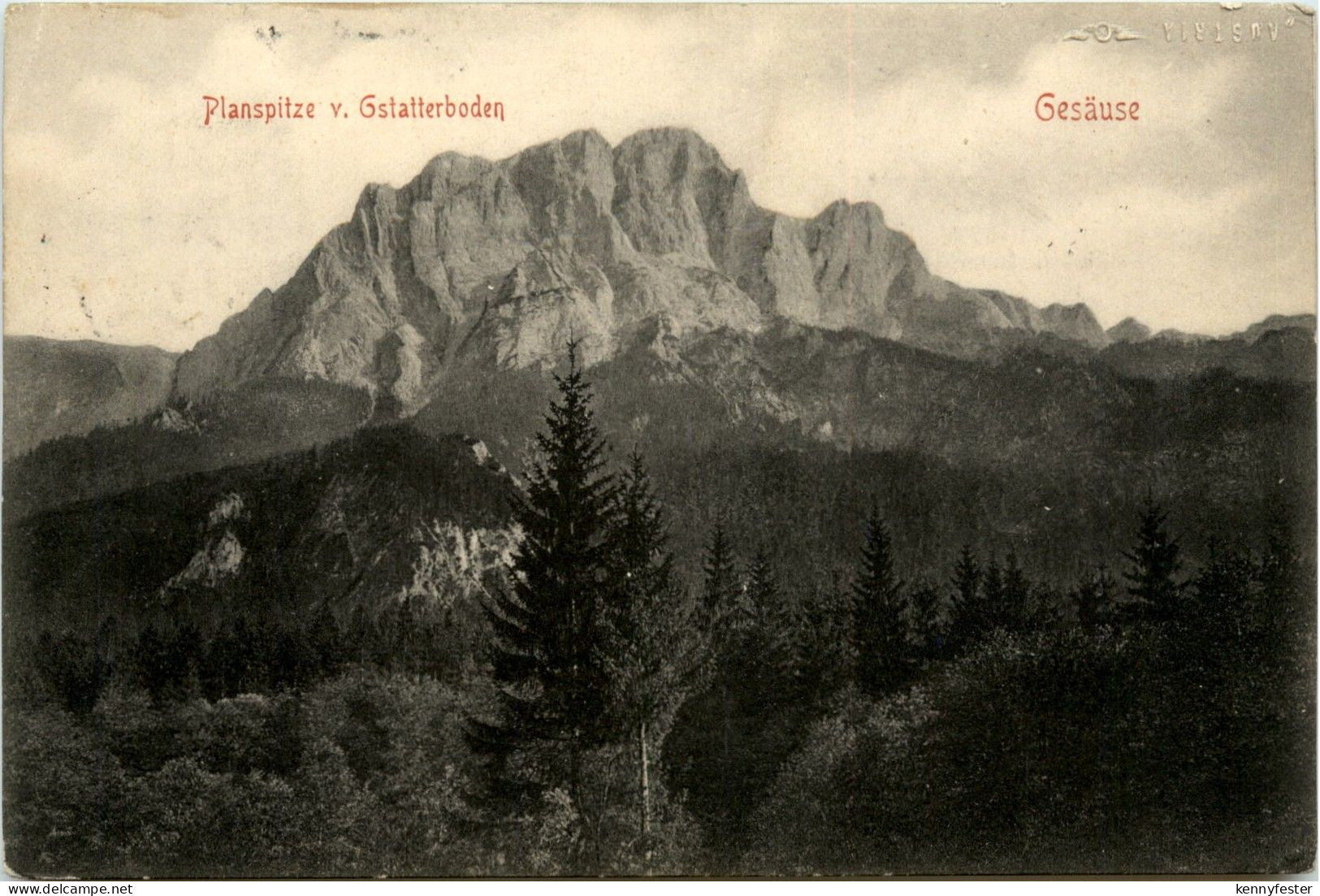 Gesäuse/Steiermark - Gesäuse, Planspitze v. Gstatterboden