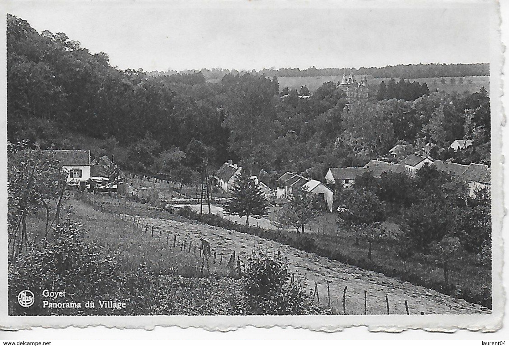 GESVES. MOZET. GOYET.  PANORAMA DU VILLAGE. ANIMATION, FENAISON
