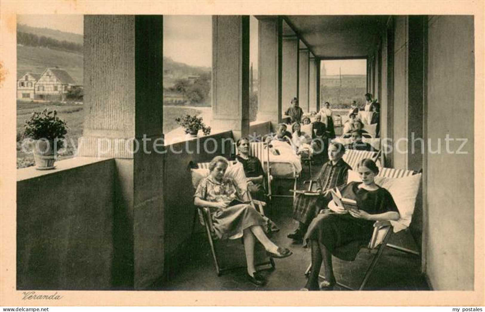 Gevelsberg Staedt. Krankenhaus Veranda