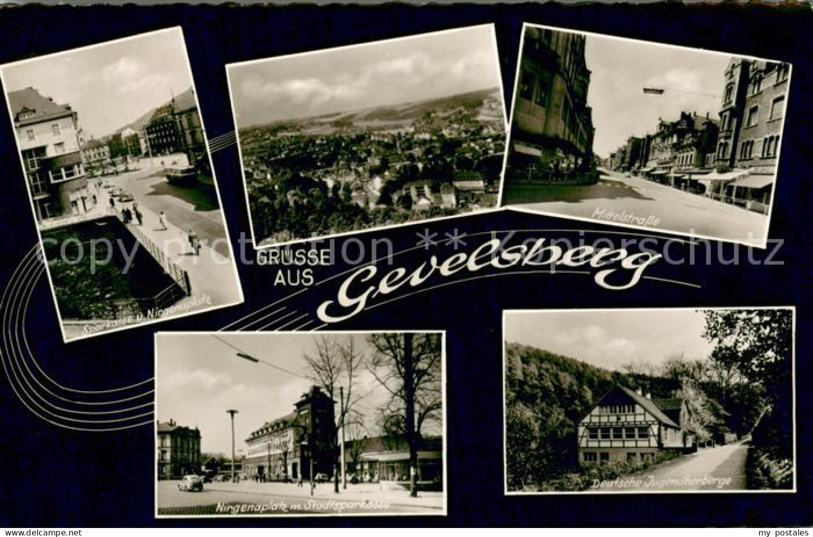Gevelsberg Totalansicht Nirgenaplatz Deutsche-Jugendherberge