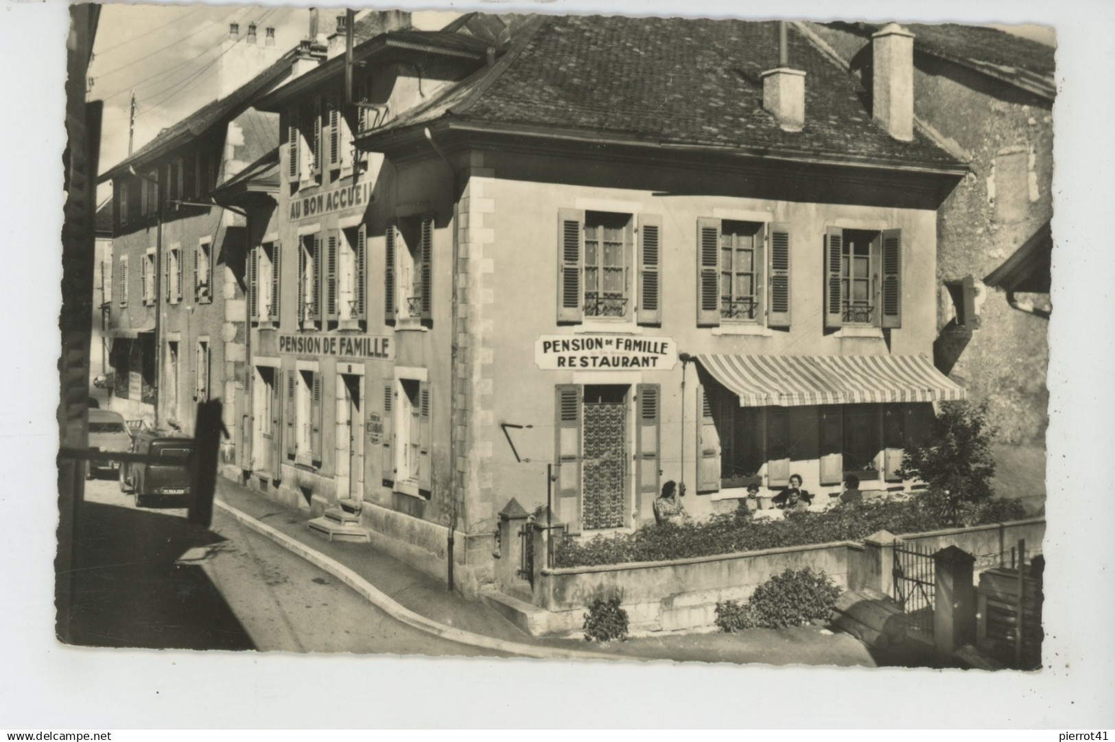 GEX - Pension de Famille Restaurant " BON ACCUEIL " (1959)