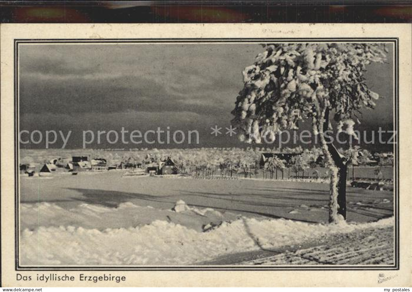 Geyer Das idyllische Erzgebirge im Winter