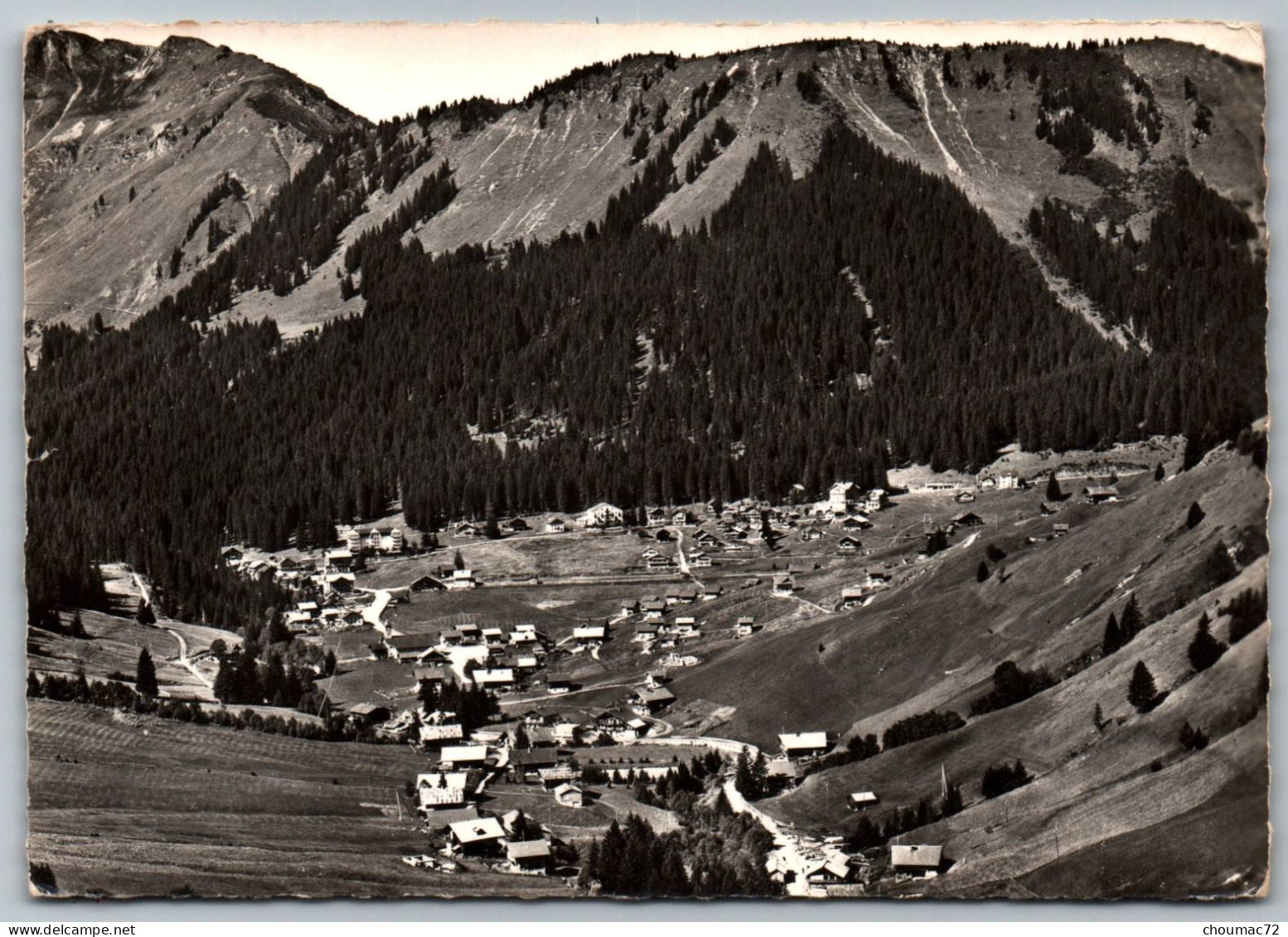 GF (Suisse) Valais 032, Morgins, Perrochet VS 823, Vue aérienne, état !