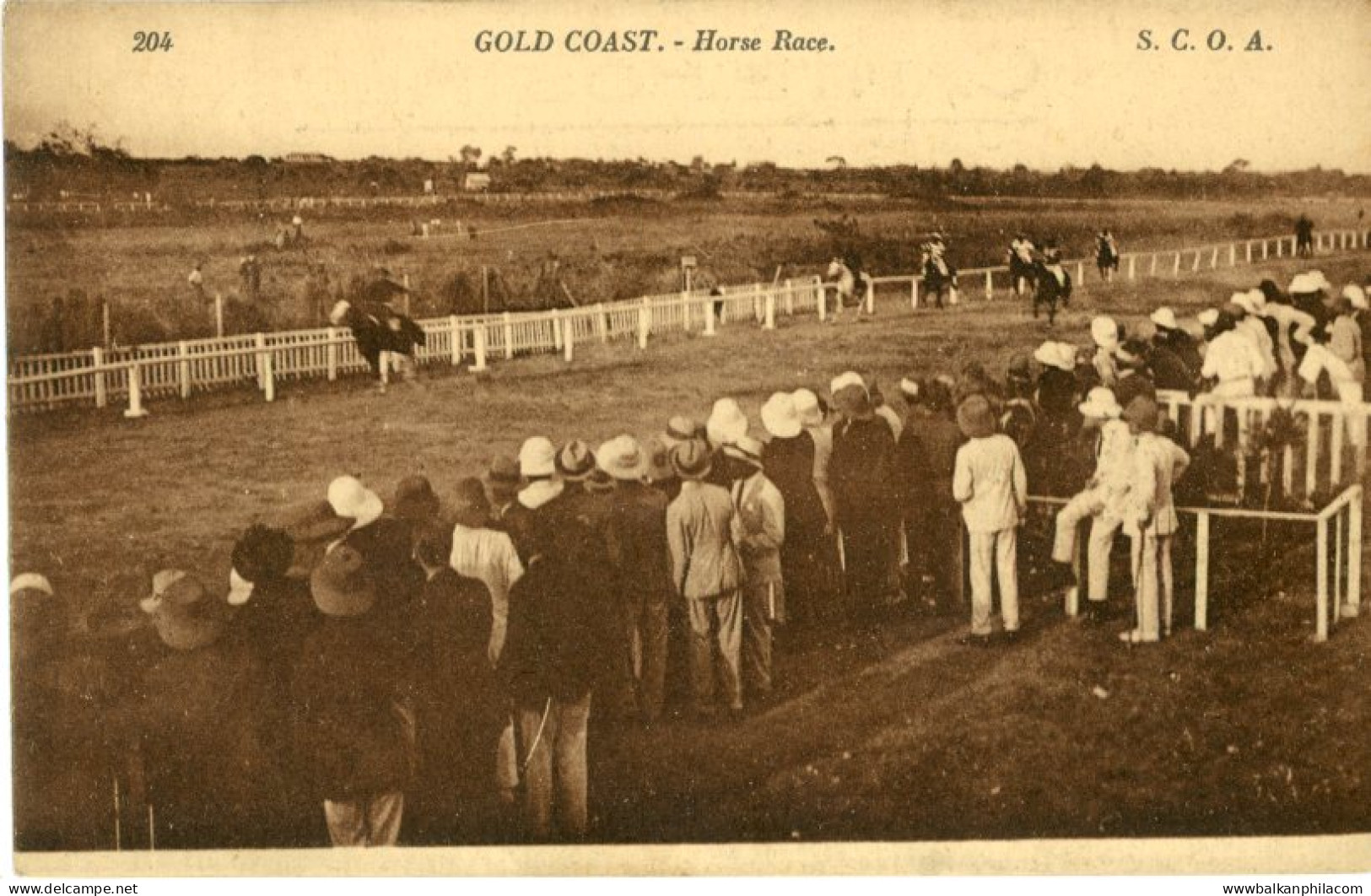 Ghana Gold Coast Horse Race SCOA #204