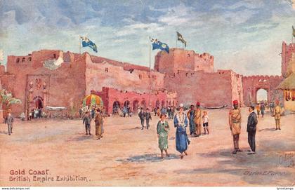 Ghana 1924 Gold Coast British Empire Exhibition Art F Flower postcard B949