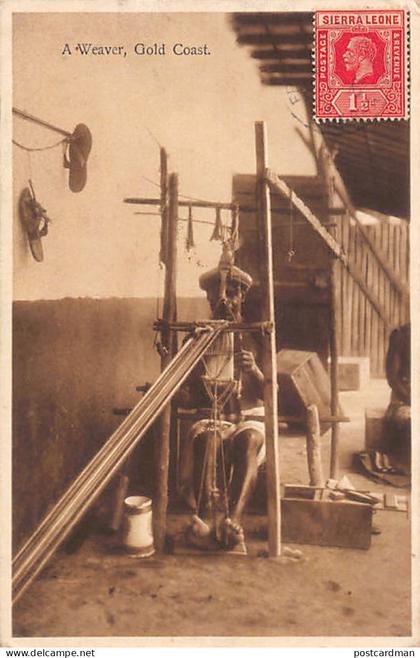 Ghana - A weaver - Publ. Pickering & Berthoud Ltd.