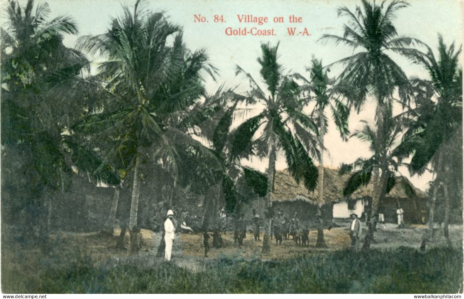 Ghana Village on Gold Coast 1907 to Germany