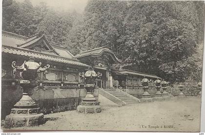 Japon - Kobé - Un Temple à Kobé - Carte postale non voyagée