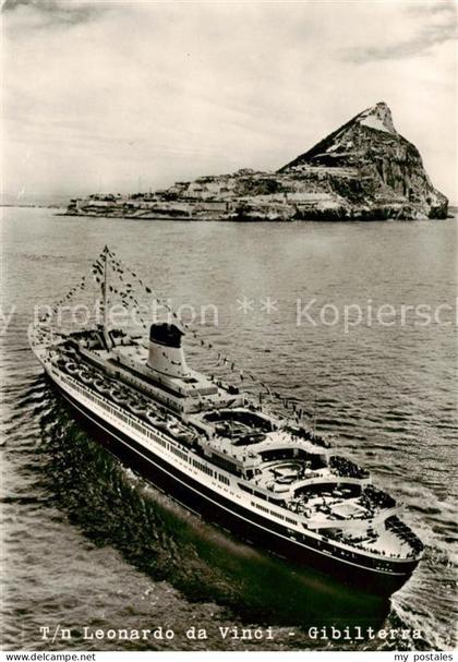 Gibraltar Gibilterra Passagierschiff Leonardo da Vinci