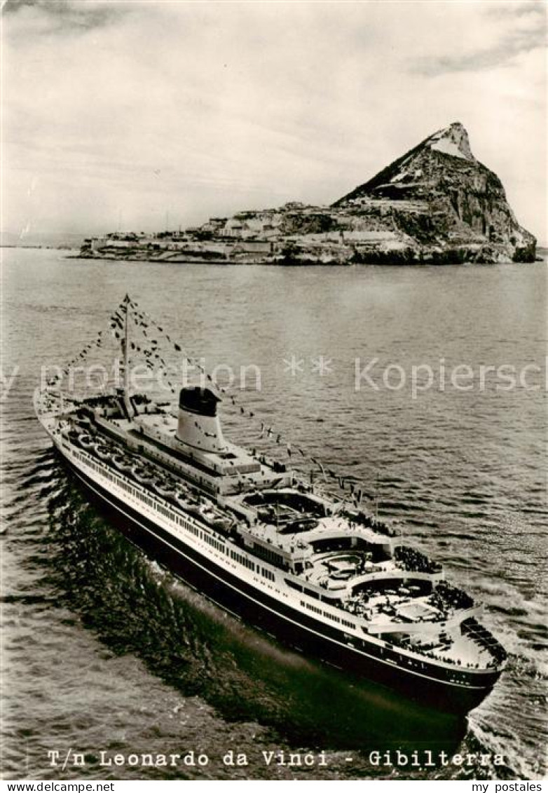 Gibraltar Gibilterra Passagierschiff Leonardo da Vinci